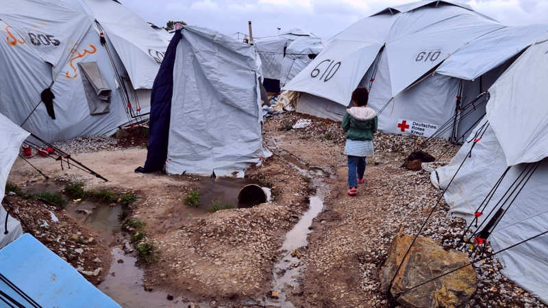 Lager für Flüchtlinge