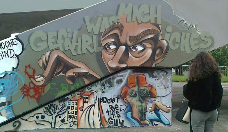 Mach was Gefährliches Hall of Fame Bad Cannstatt - Graffito