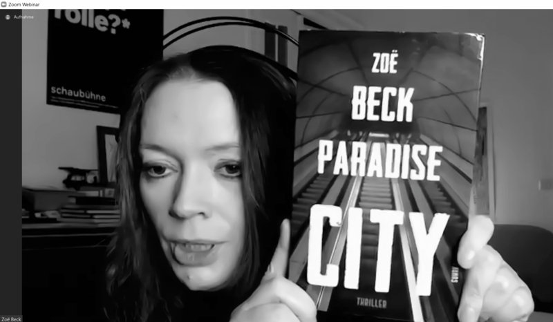 Zoë Beck mit ihrem Roman Paradise City