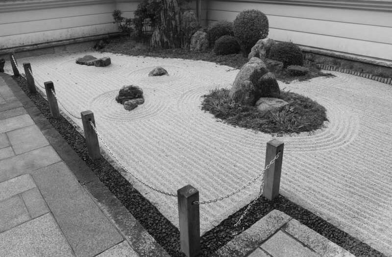 Zen-Garten am Kōnomine-ji Tempel