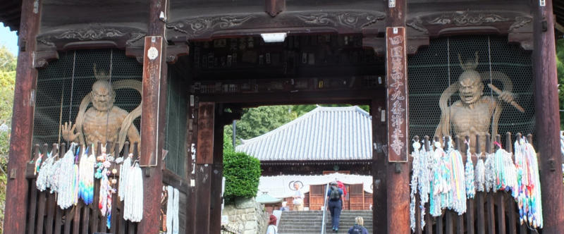 Tempel 49 Jodo-ji: Eingangstor mit Tempelwächern (JR-7)