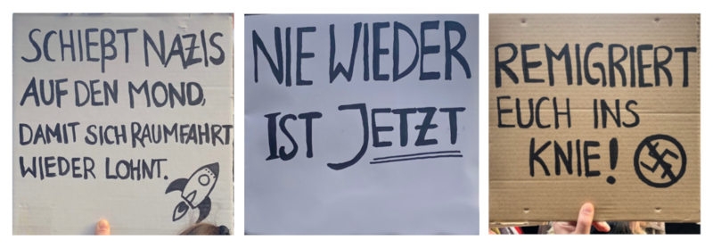 Demo gegen rechts in Stuttgart 20./21. Januar 2024