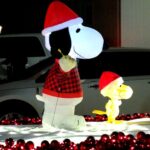 Snoopy auf Holiday Dazzle Parade